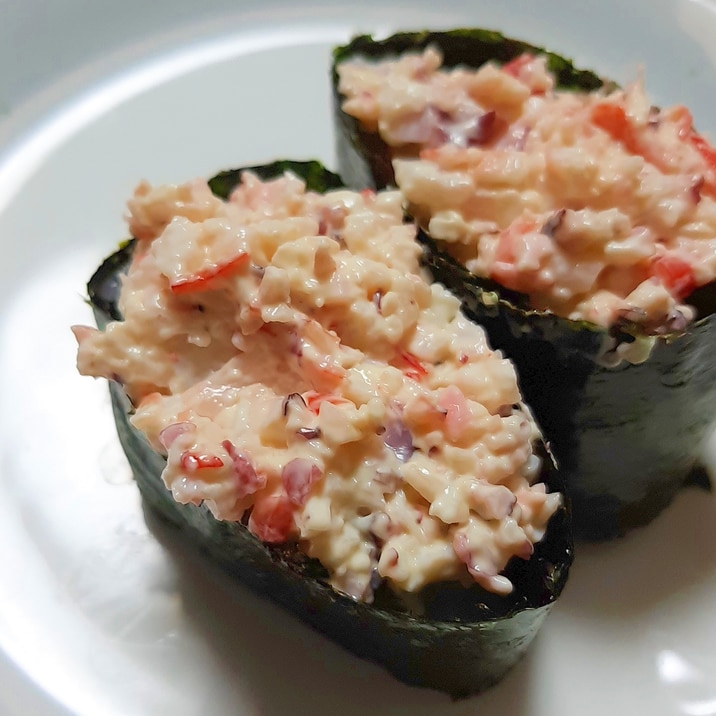 かっぱ寿司のあの味 サラダ軍艦 レシピ 作り方 By Mini 楽天レシピ